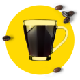 Musta kahvi XL
