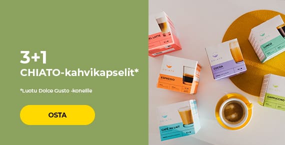 3+1 CHIATO-kahvikapselit*