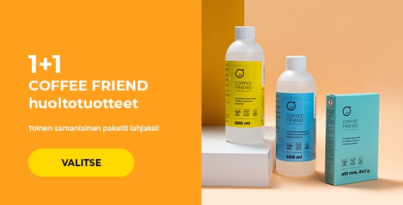 1+1 COFFEE FRIEND huoltotuotteet