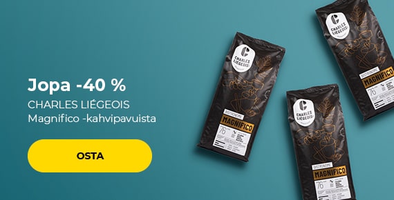Jopa -40 % CHARLES LIÉGEOIS Magnifico -kahvipavuista