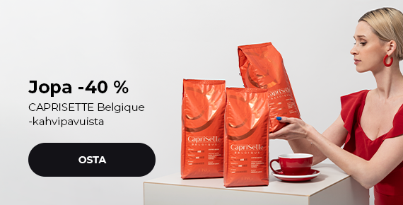 Jopa -40 % CAPRISETTE Belgique -kahvipavuista